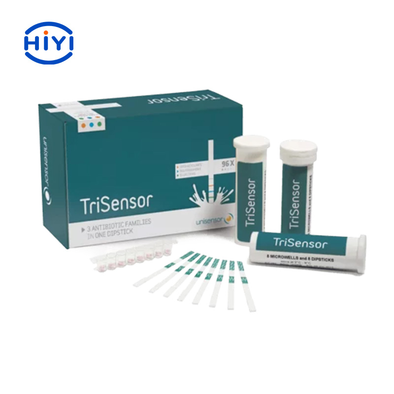 Trisensor test kit – 96 tests (ß-lactam+Sulfonamide+Tetracycline)